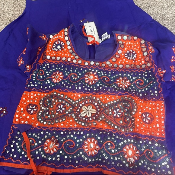 Choli top and bottom NWT one size indian - Picture 4 of 4